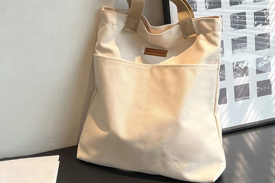 Eco-Friendly Large Canvas Tote for Shopping