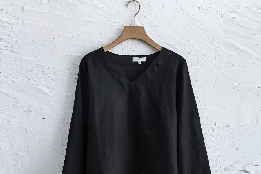 Eco-friendly Oversized Linen Tops for Women